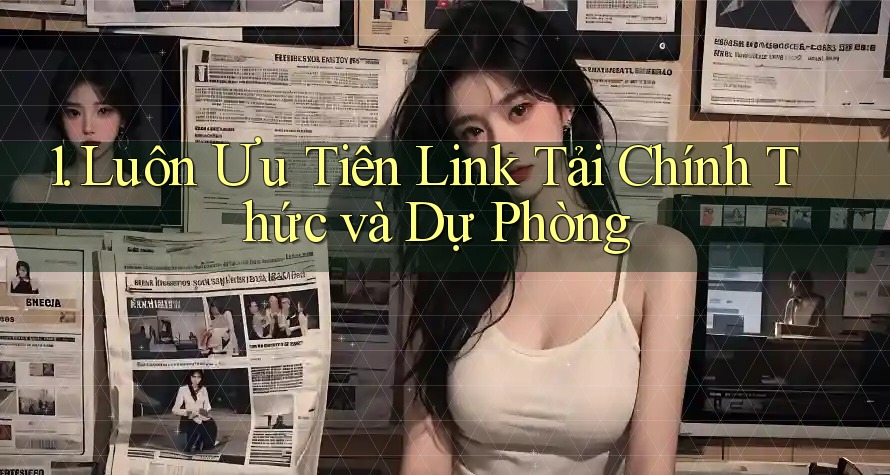 1. Luôn Ưu Tiên Link Tải Chính Thức và Dự Phòng 1. Luôn Ưu Tiên Link Tải Chính Thức và Dự Phòng