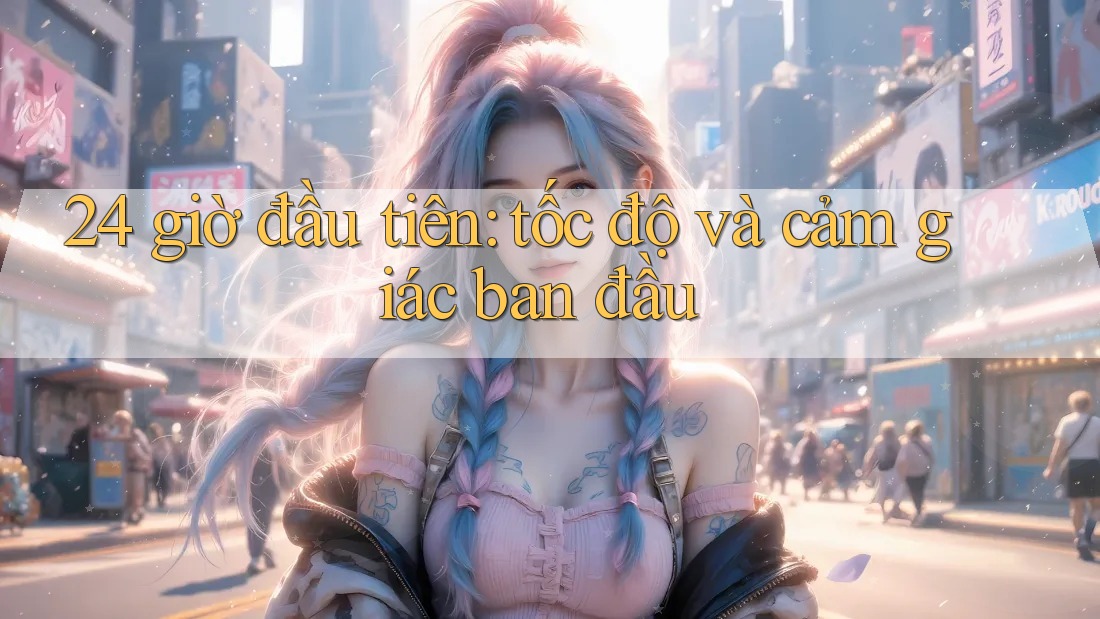 24 giờ đầu tiên: tốc độ và cảm giác ban đầu 24 giờ đầu tiên: tốc độ và cảm giác ban đầu