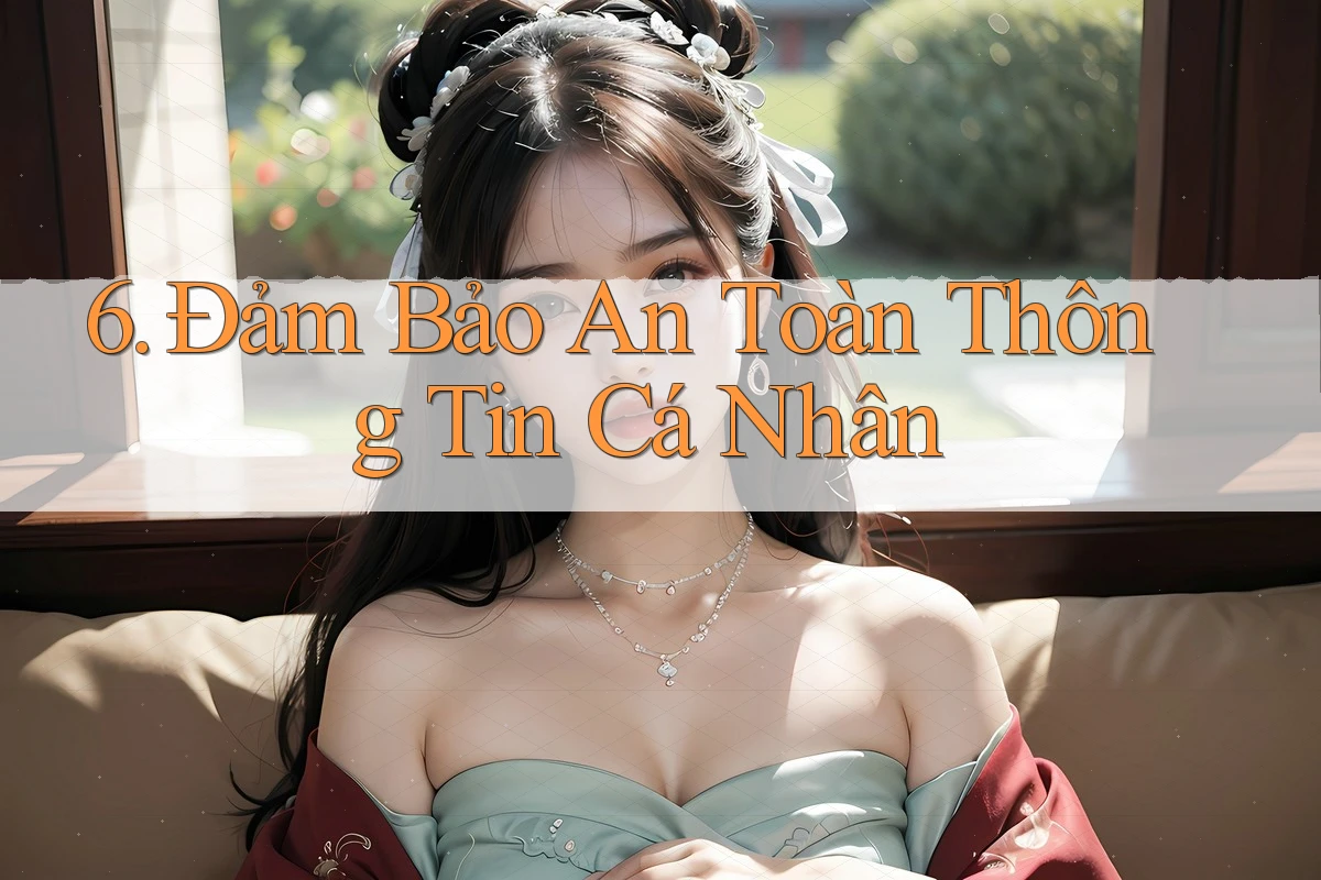 6. Đảm Bảo An Toàn Thông Tin Cá Nhân