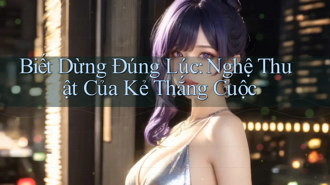 Biết Dừng Đúng Lúc: Nghệ Thuật Của Kẻ Thắng Cuộc Biết Dừng Đúng Lúc: Nghệ Thuật Của Kẻ Thắng Cuộc