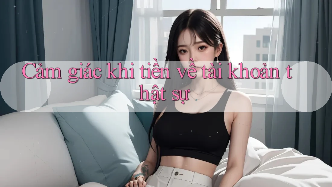 Cảm giác khi tiền về tài khoản thật sự Cảm giác khi tiền về tài khoản thật sự