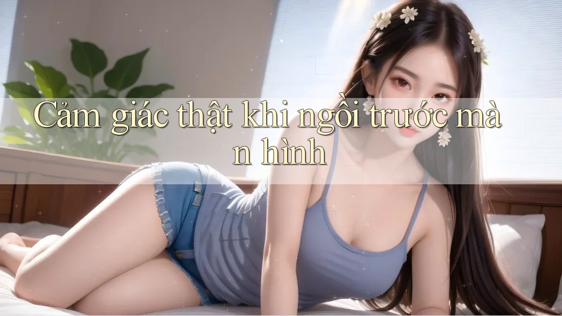 Cảm giác thật khi ngồi trước màn hình Cảm giác thật khi ngồi trước màn hình