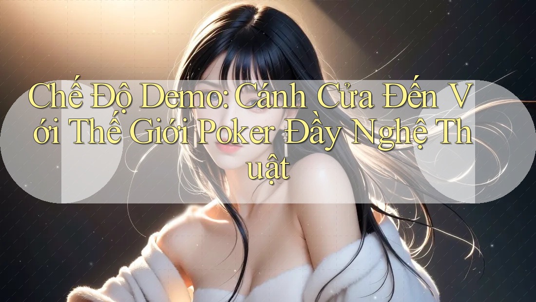 Chế Độ Demo: Cánh Cửa Đến Với Thế Giới Poker Đầy Nghệ Thuật Chế Độ Demo: Cánh Cửa Đến Với Thế Giới Poker Đầy Nghệ Thuật