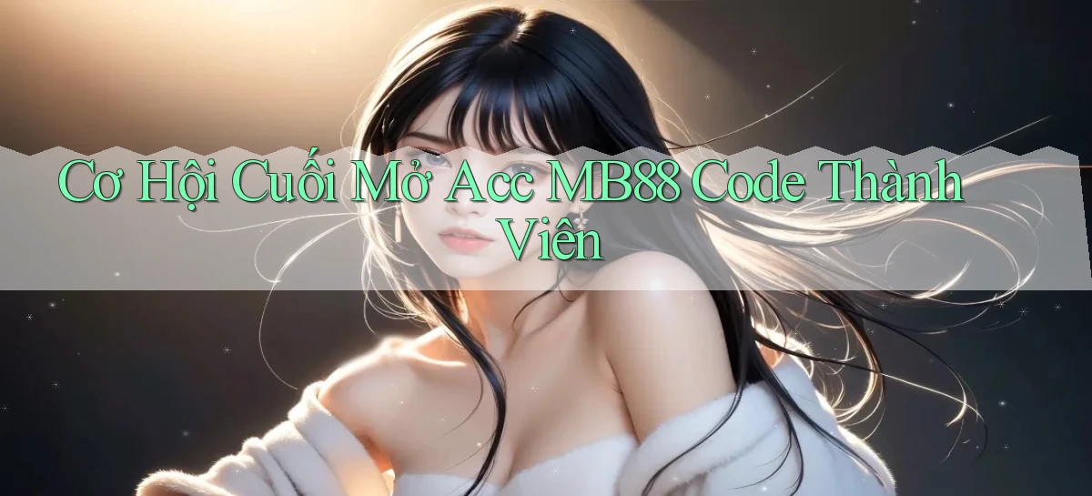 cơ hội cuối mở acc mb88 code thành viên