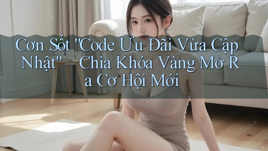 Cơn Sốt “Code Ưu Đãi Vừa Cập Nhật” – Chìa Khóa Vàng Mở Ra Cơ Hội Mới Cơn Sốt “Code Ưu Đãi Vừa Cập Nhật” – Chìa Khóa Vàng Mở Ra Cơ Hội Mới