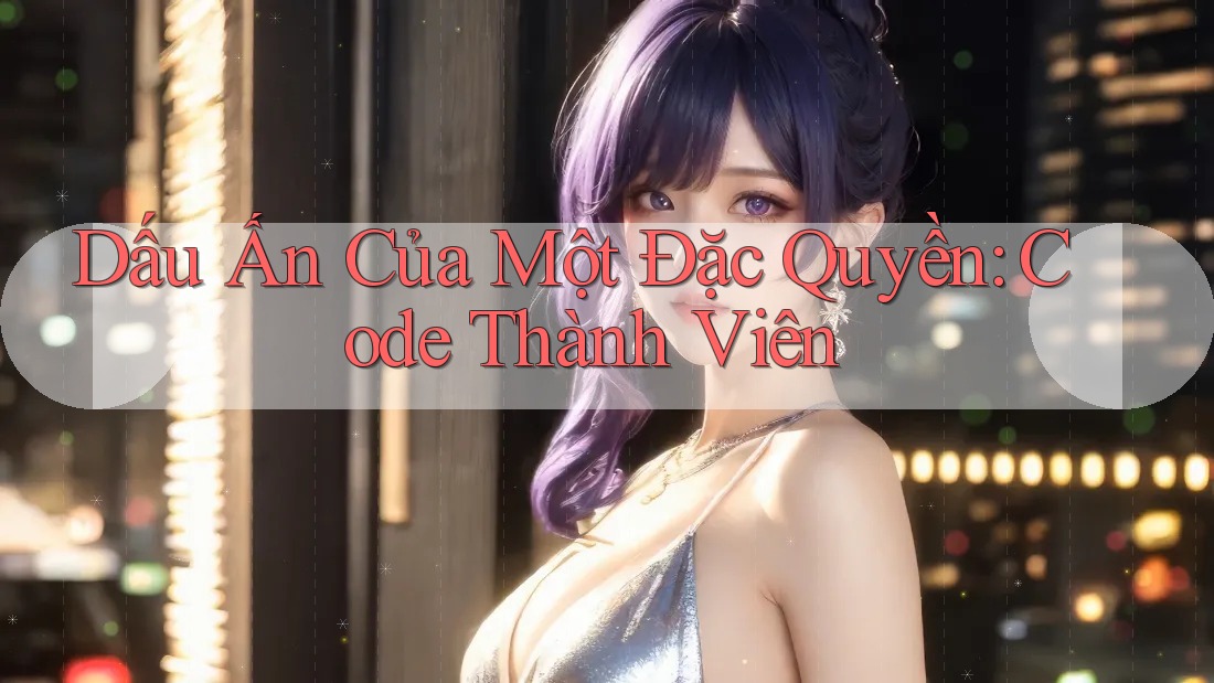 Dấu Ấn Của Một Đặc Quyền: Code Thành Viên Dấu Ấn Của Một Đặc Quyền: Code Thành Viên