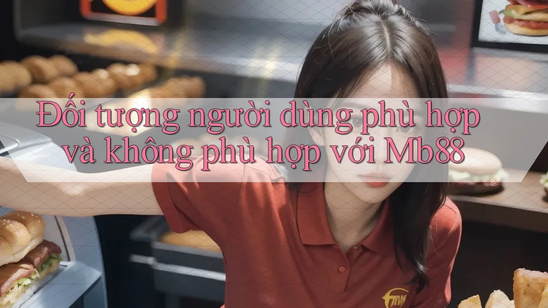 Đối tượng người dùng phù hợp và không phù hợp với mb88 Đối tượng người dùng phù hợp và không phù hợp với mb88