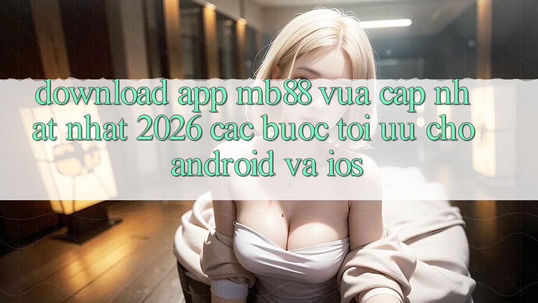 Download App mb88 Vừa cập nhật nhất 2026 - Các bước Tối Ưu Cho Android và iOS Download App mb88 Vừa cập nhật nhất 2026 - Các bước Tối Ưu Cho Android và iOS