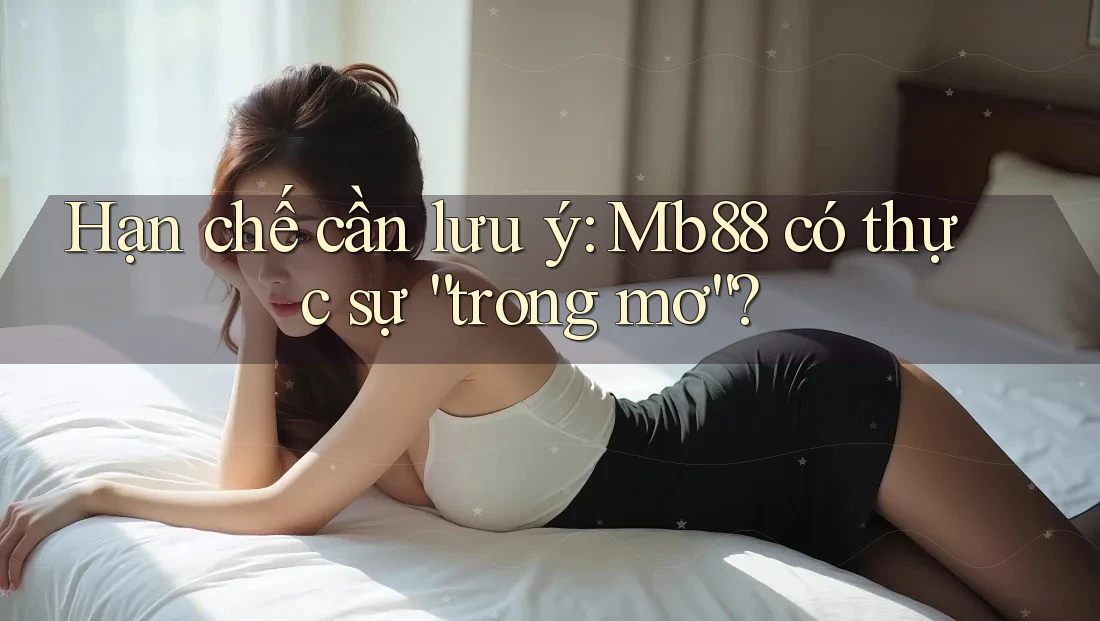 Hạn chế cần lưu ý: Mb88 có thực sự “trong mơ”?