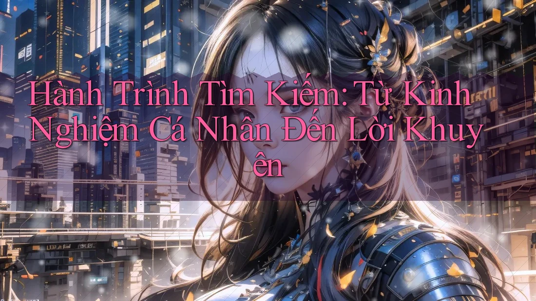 Hành Trình Tìm Kiếm: Từ Kinh Nghiệm Cá Nhân Đến Lời Khuyên Hành Trình Tìm Kiếm: Từ Kinh Nghiệm Cá Nhân Đến Lời Khuyên