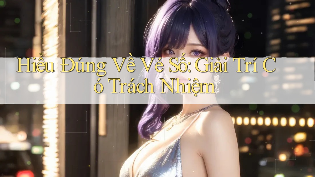 Hiểu đúng về vé số: Giải trí có trách nhiệm Hiểu đúng về vé số: Giải trí có trách nhiệm