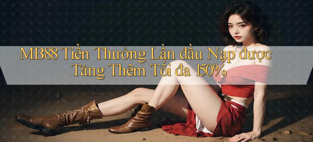 mb88  tiền thưởng lần đầu nạp được tăng thêm tối đa 150%