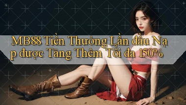 mb88  tiền thưởng lần đầu nạp được tăng thêm tối đa 150%