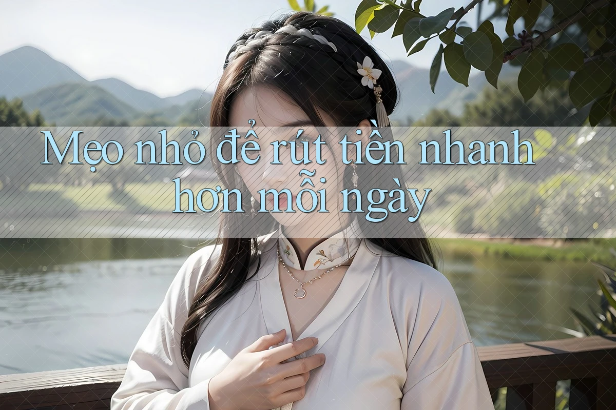 Mẹo nhỏ để rút tiền nhanh hơn mỗi ngày Mẹo nhỏ để rút tiền nhanh hơn mỗi ngày