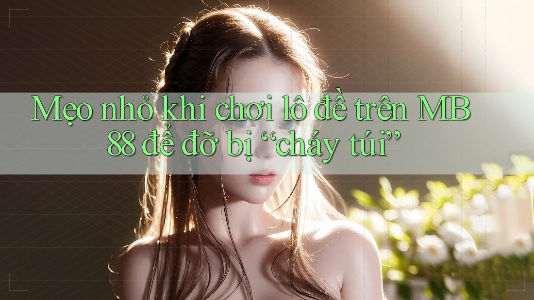 Mẹo nhỏ khi chơi lô đề trên MB88 để đỡ bị “cháy túi” Mẹo nhỏ khi chơi lô đề trên MB88 để đỡ bị “cháy túi”