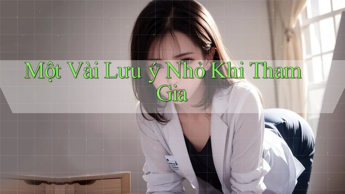 Một vài lưu ý nhỏ khi tham gia Một vài lưu ý nhỏ khi tham gia