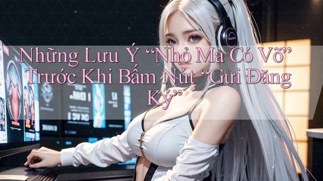 Những Lưu Ý “Nhỏ Mà Có Võ” Trước Khi Bấm Nút “Gửi Đăng Ký” Những Lưu Ý “Nhỏ Mà Có Võ” Trước Khi Bấm Nút “Gửi Đăng Ký”