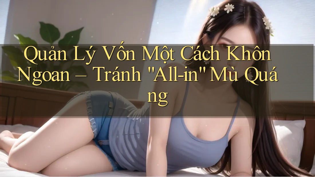 Quản Lý Vốn Một Cách Khôn Ngoan – Tránh “All-in” Mù Quáng Quản Lý Vốn Một Cách Khôn Ngoan – Tránh “All-in” Mù Quáng