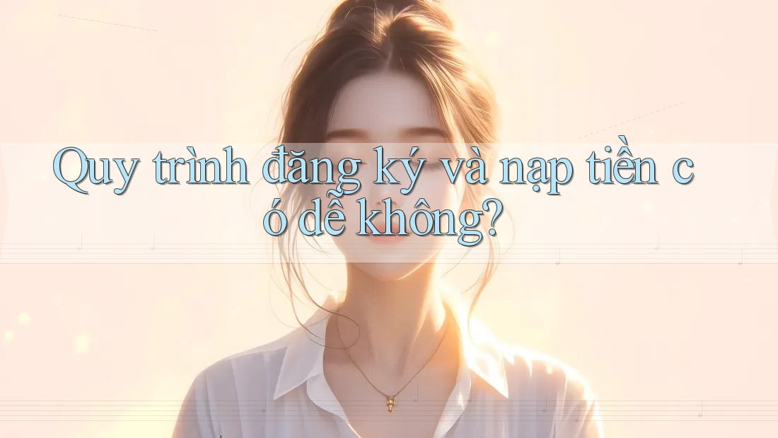 Quy trình đăng ký và nạp tiền có dễ không? Quy trình đăng ký và nạp tiền có dễ không?