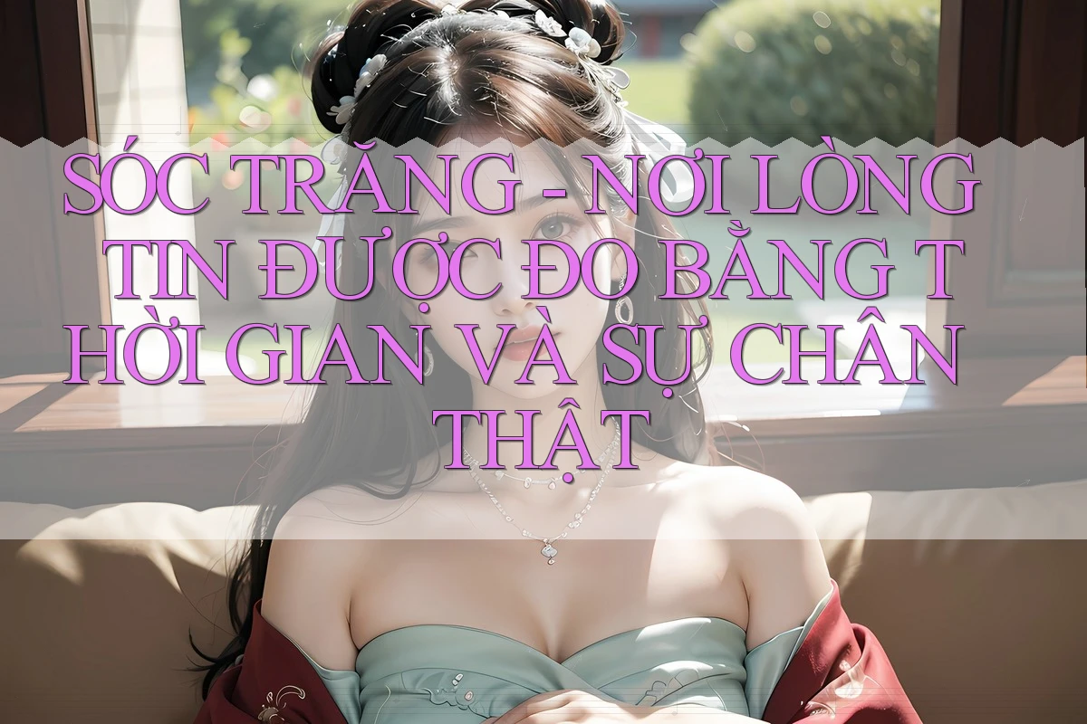 SÓC TRĂNG - NƠI LÒNG TIN ĐƯỢC ĐO BẰNG THỜI GIAN VÀ SỰ CHÂN THẬT SÓC TRĂNG - NƠI LÒNG TIN ĐƯỢC ĐO BẰNG THỜI GIAN VÀ SỰ CHÂN THẬT