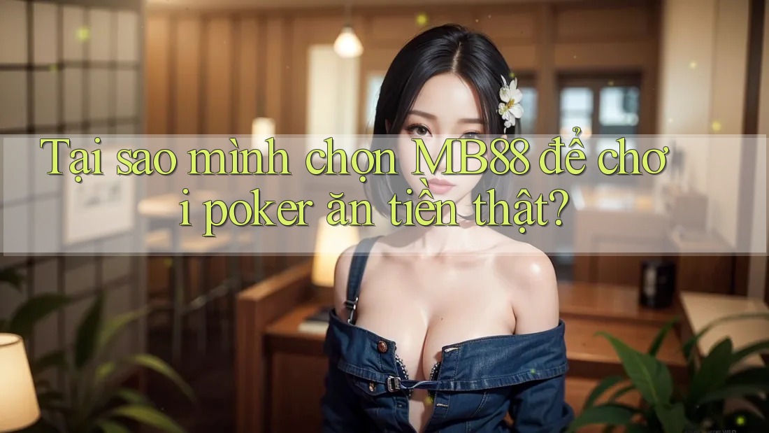 Tại sao mình chọn MB88 để chơi poker ăn tiền thật? Tại sao mình chọn MB88 để chơi poker ăn tiền thật?