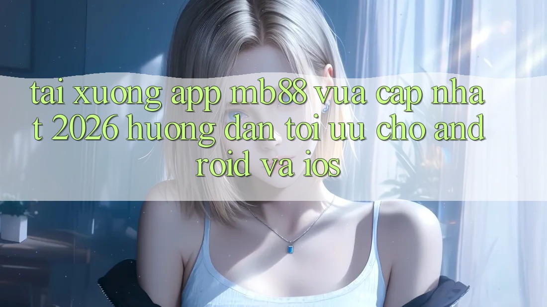 Tải xuống App mb88 Vừa cập nhật 2026 - Hướng Dẫn Tối Ưu Cho Android và iOS Tải xuống App mb88 Vừa cập nhật 2026 - Hướng Dẫn Tối Ưu Cho Android và iOS