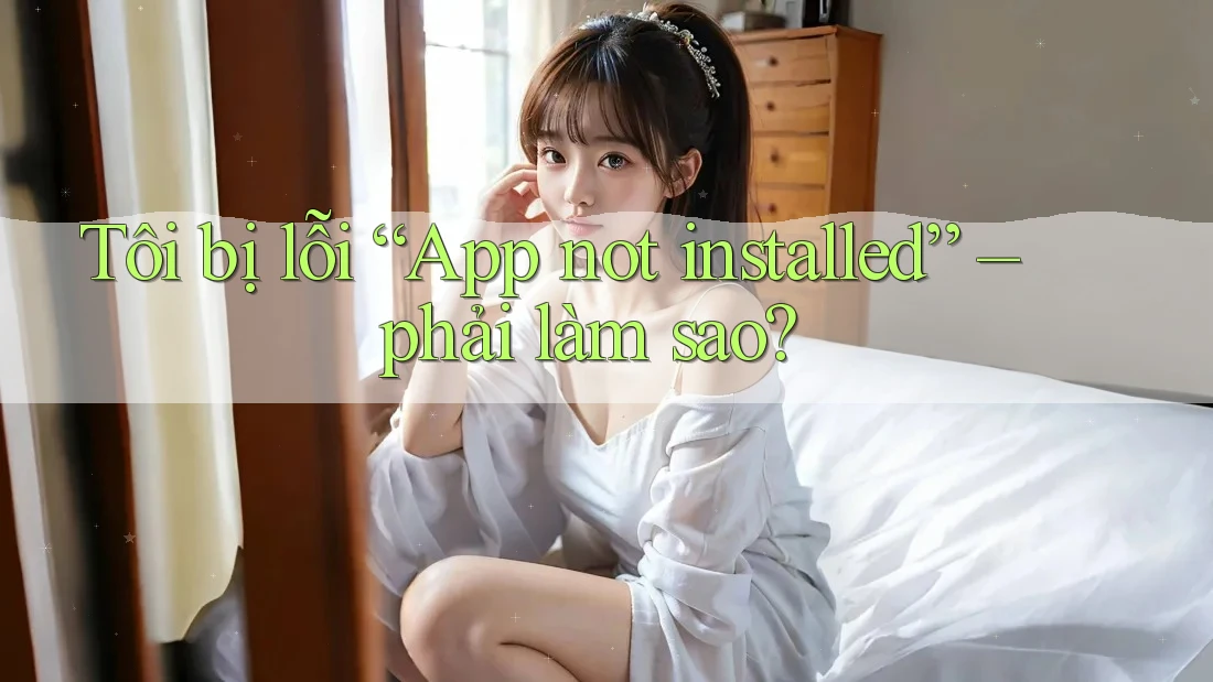 Tôi bị lỗi “App not installed” – phải làm sao?