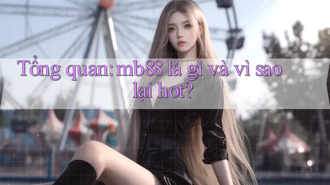 Tổng quan: mb88 là gì và vì sao lại hot? Tổng quan: mb88 là gì và vì sao lại hot?