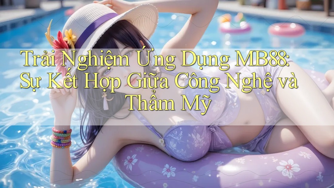 Trải Nghiệm Ứng Dụng MB88: Sự Kết Hợp Giữa Công Nghệ và Thẩm Mỹ Trải Nghiệm Ứng Dụng MB88: Sự Kết Hợp Giữa Công Nghệ và Thẩm Mỹ