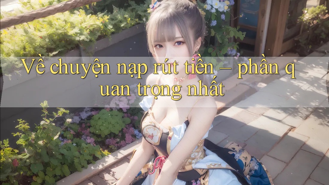 Về chuyện nạp rút tiền – phần quan trọng nhất Về chuyện nạp rút tiền – phần quan trọng nhất